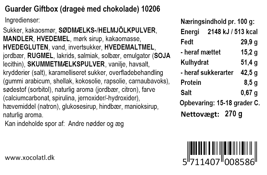 Xocolatl - Garder Gaveæske