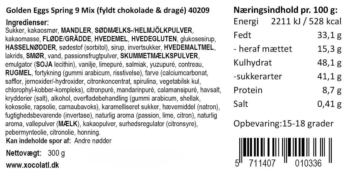 Xocolatl - Golden Eggs Spring 9 Mix