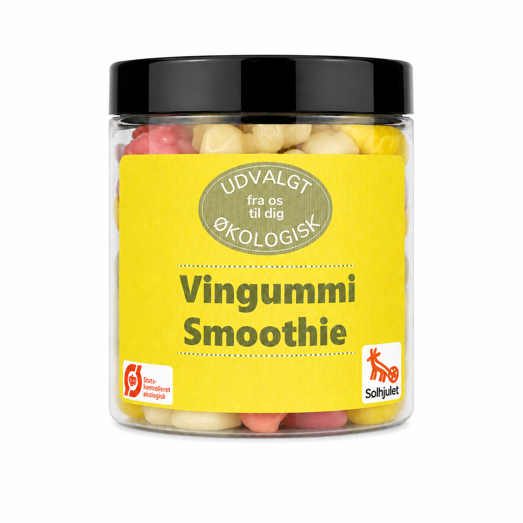 Økologisk Vingummi Smoothie fra Solhjulet i bøtte