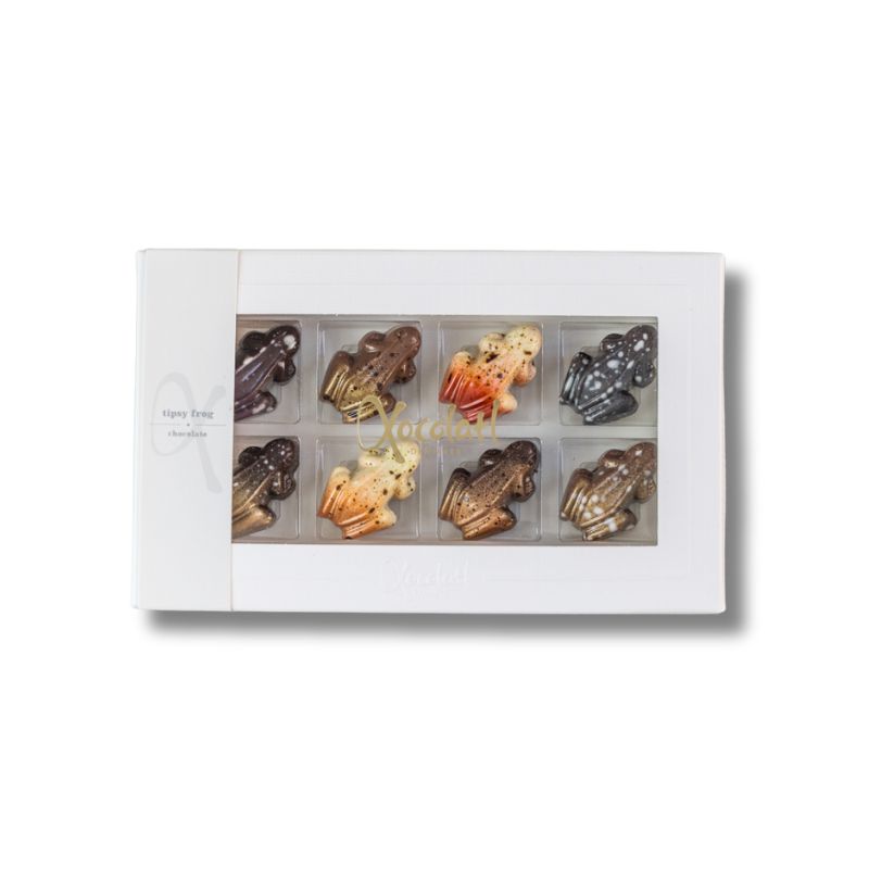 xocolatl tipsy frogs chokolade frøer alkohol drinks