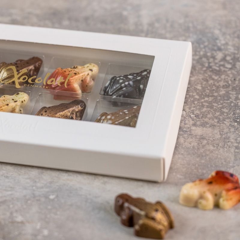 xocolatl tipsy frogs chokolade frøer alkohol drinks