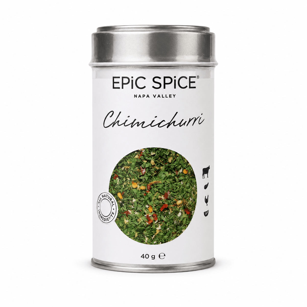 Chimichurri krydderi, argentinsk, sauce, krydderi til grill, rub til kød, Epic Spice Chimichurri