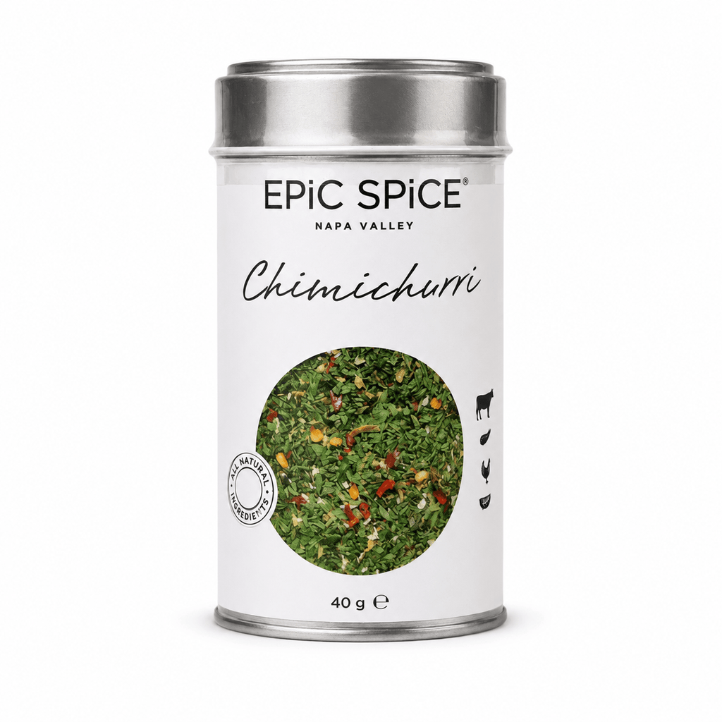 Chimichurri krydderi, argentinsk, sauce, krydderi til grill, rub til kød, Epic Spice Chimichurri