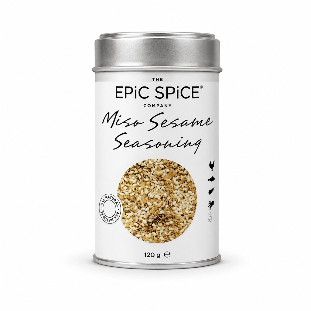 Miso Sesame Seasoning, miso krydderi, sesam krydderi, umami krydderi, krydderi til bowls, asiatisk krydderiblanding