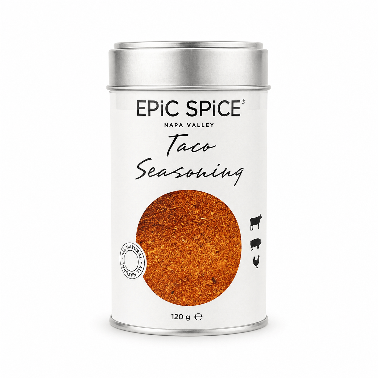 Taco Seasoning, tacokrydderi, krydderi til tacos, krydderi til fajitas, mexicansk krydderiblanding, Epic Spice Taco Seasoning, taco dip krydderi