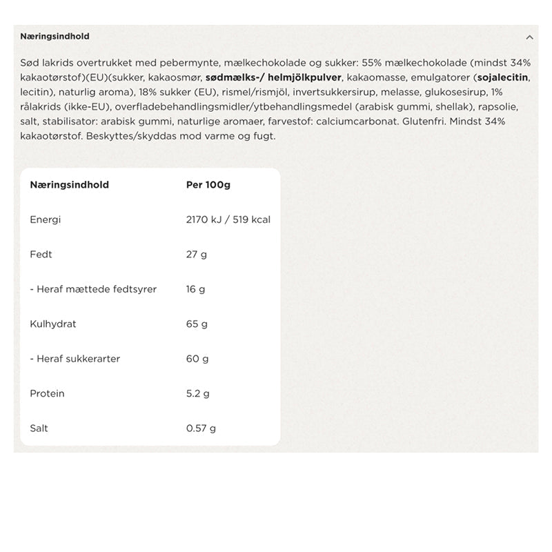 Bülow Lakrids - Frozen Mint, BIG