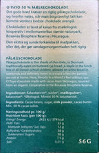 Friis Holm - Pålægschokolade, O'Payo 50% mælkechokolade