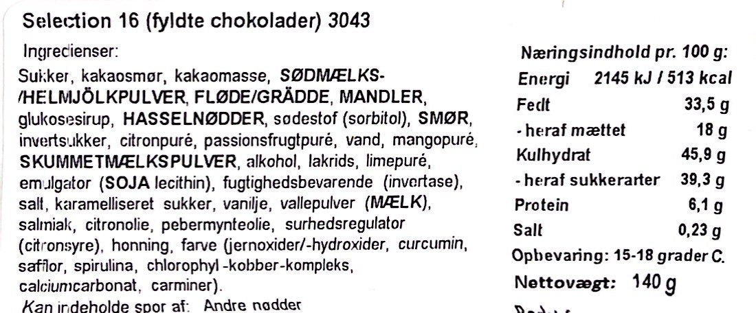 Xocolatl - Selection 16 Gaveæske