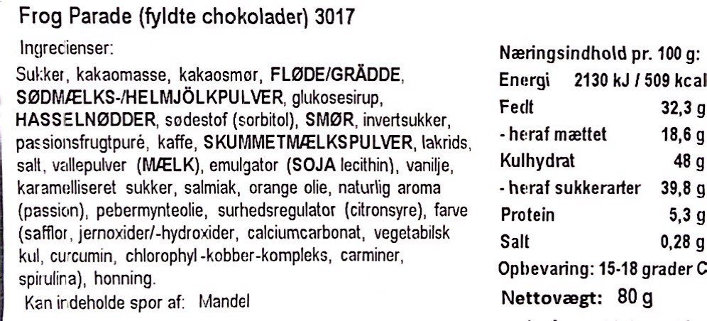 Xocolatl - Chokoladefrøer, Frog Parade