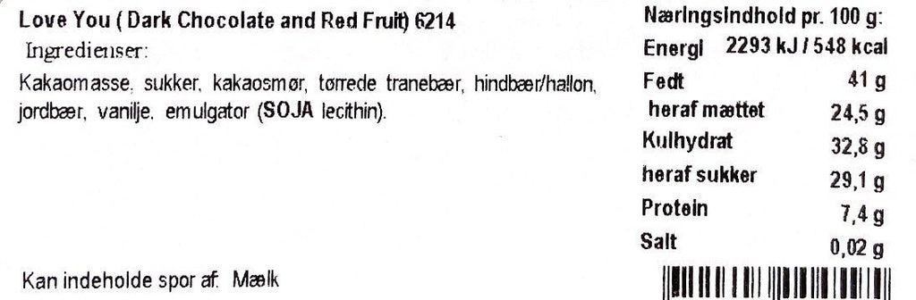 Xocolatl - Snackbar - Love You