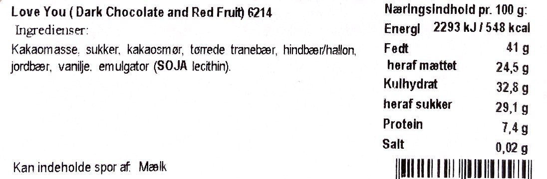 Xocolatl - Snackbar - Love You