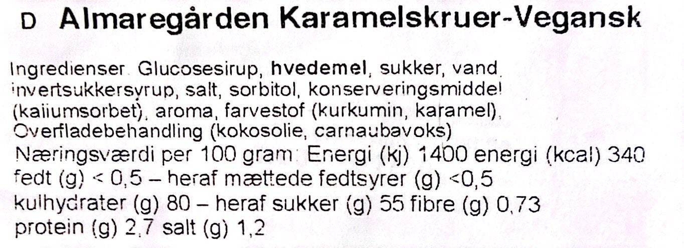 Almaregårdens Lakrits - Karamelskruer