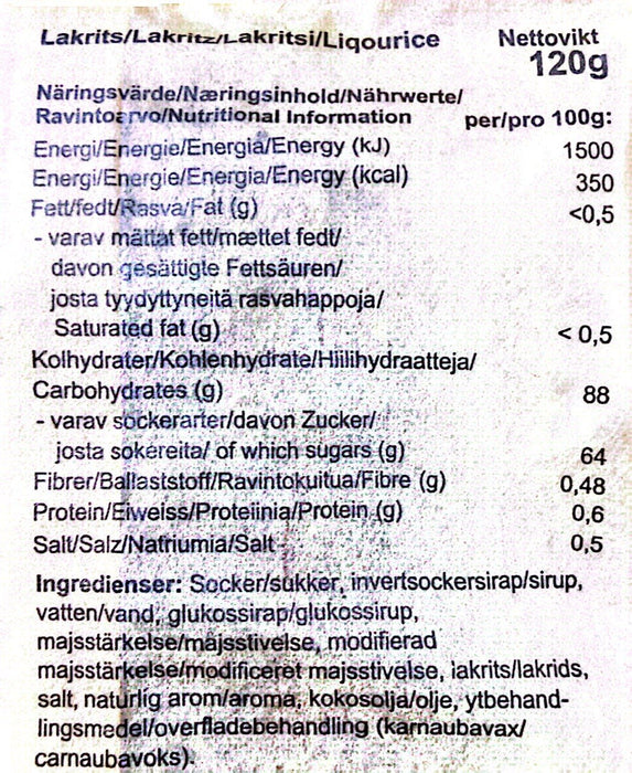 Kolsvart - Søde Lakrids Fisk