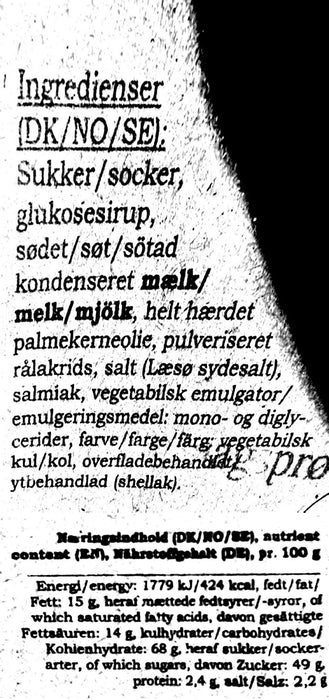 Bagsværd Lakrids - Salt lakrids