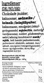 Bagsværd Lakrids - Lys Symfoni Lakrids, 100 stk