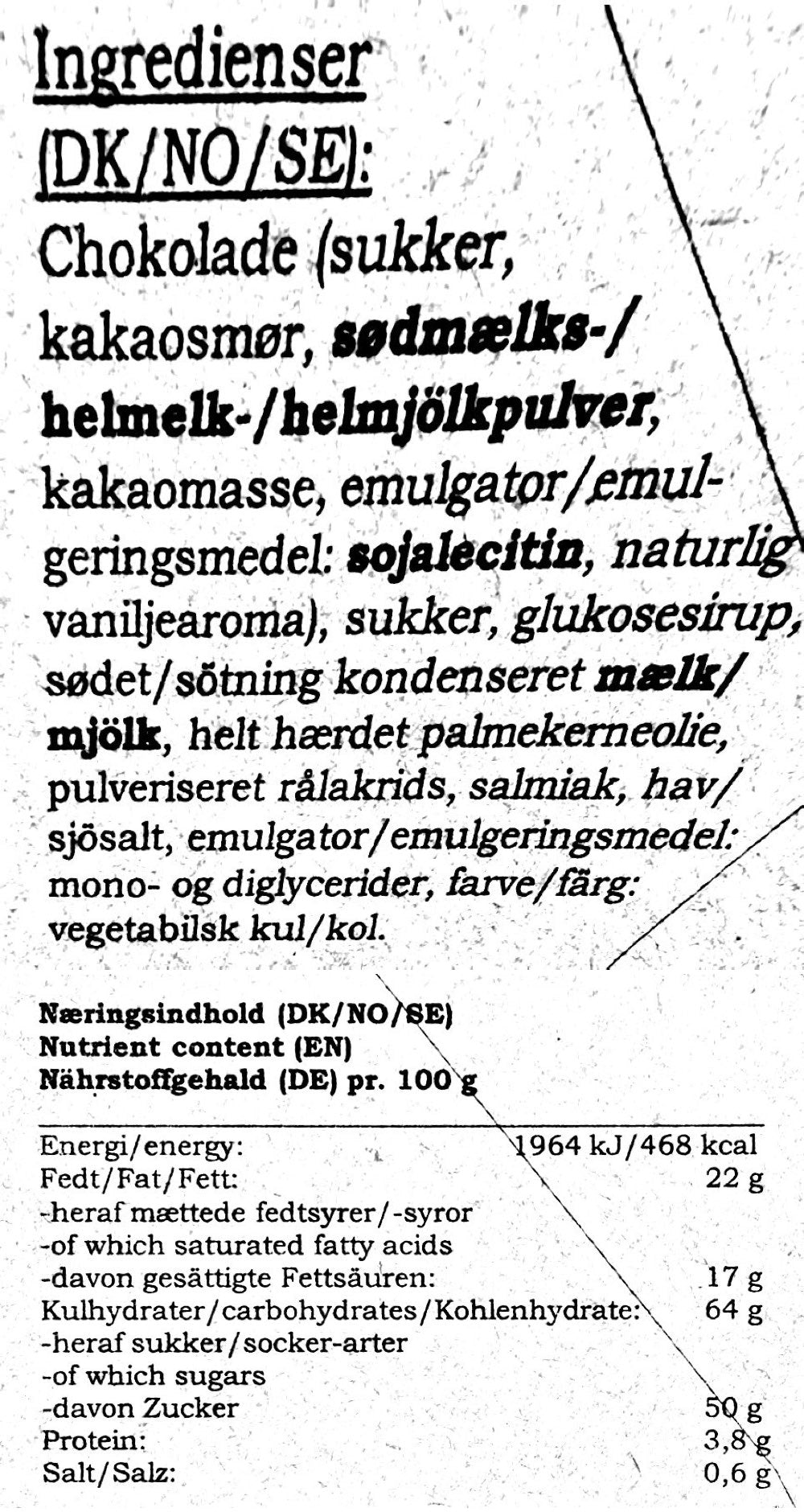 Bagsværd Lakrids - Lys Symfoni Lakrids, 100 stk