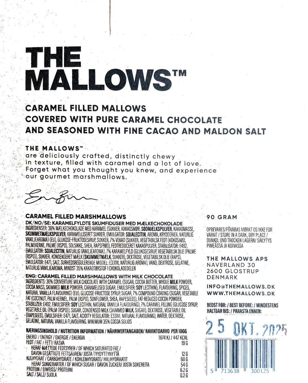 The Mallows - Fyldte Skumfiduser m. Double Caramel Choc