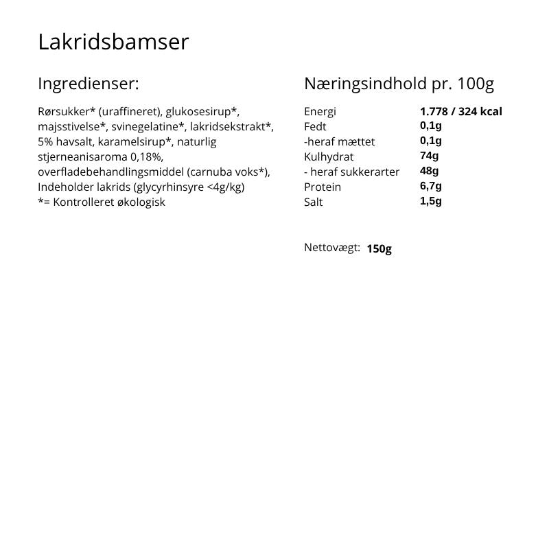 Kun Det Bedste - Lakridsbamser