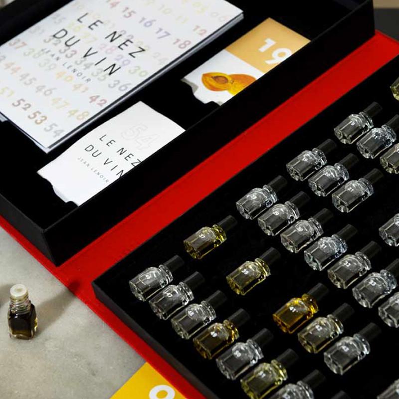 Aromaer i duftsæt fra Le Nez du Vin