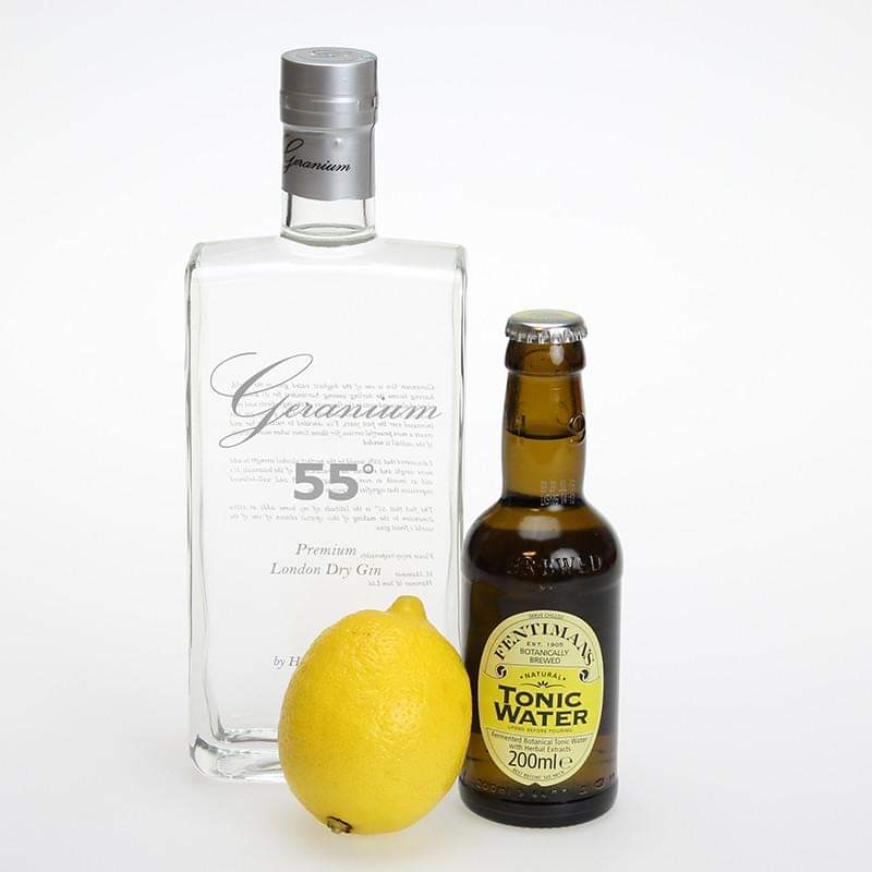 Geranium Gin - London Dry Gin, 55%.