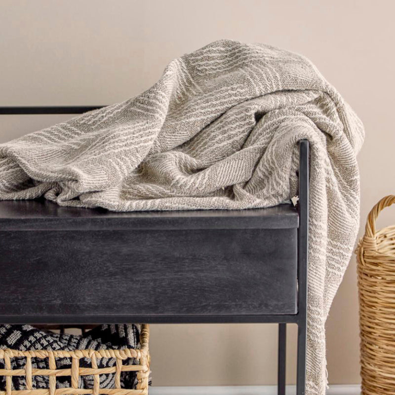 Tæppe Plaid Ghina Bloomingville Hygge