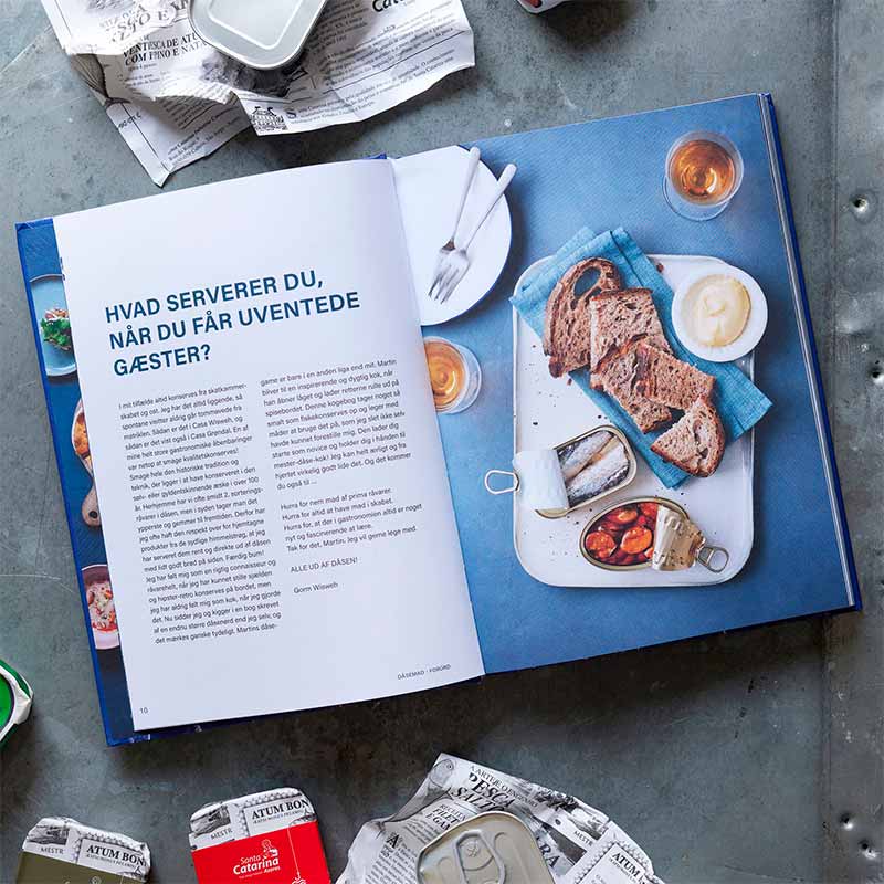 Grøndals Dåsemad kogebog fiskekonserves 