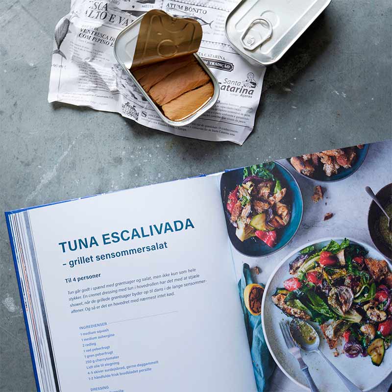 Grøndals Dåsemad kogebog fiskekonserves  gourmet