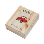 Mille 1 gavekasse rødvin træ