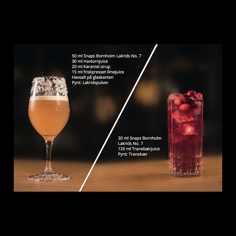 Snaps drinks med opskrift