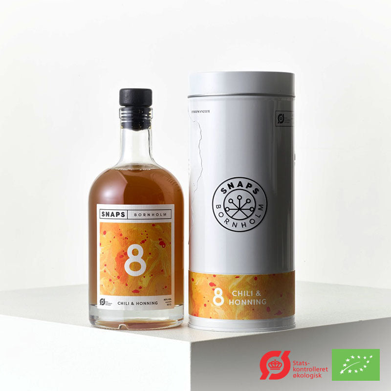 SNAPS BORNHOLM - № 8 Chili & Honning 40% 50 cl.