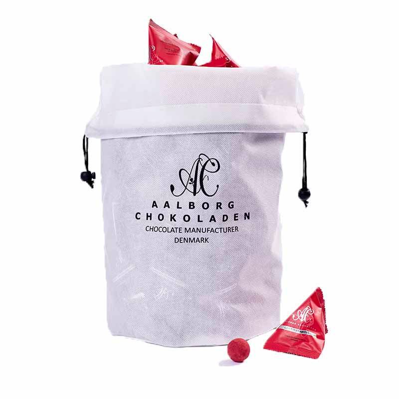 Lakridstrøffel flowpack rød aalborg chokoladen