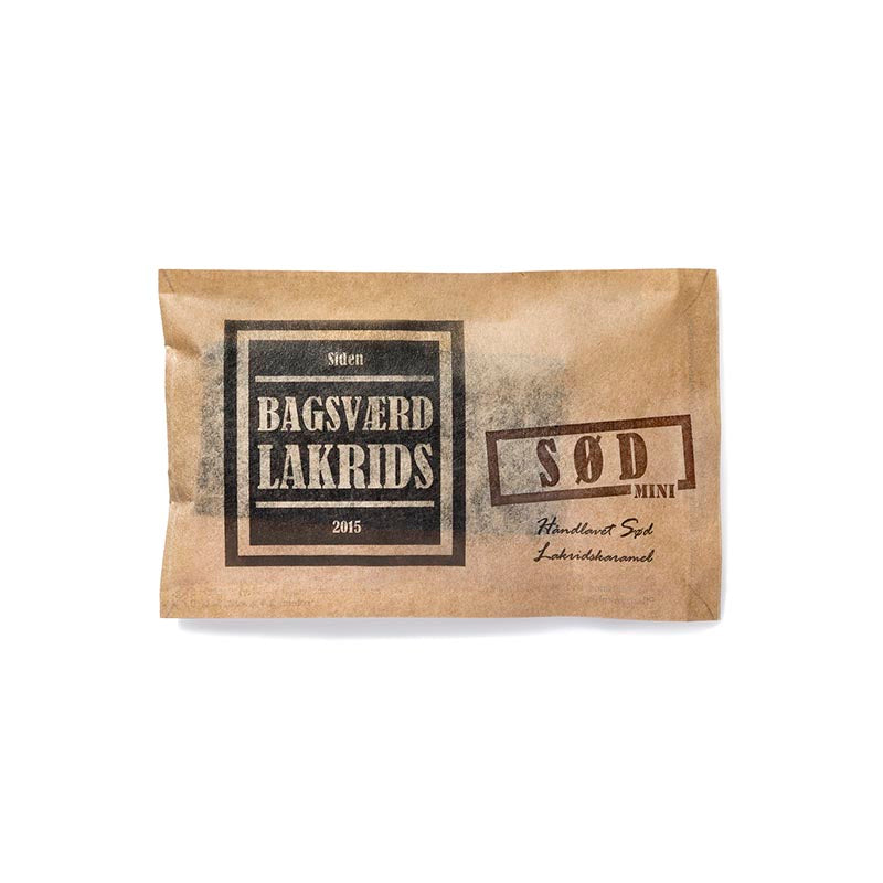 bagsværd lakrisd karamel sød mini