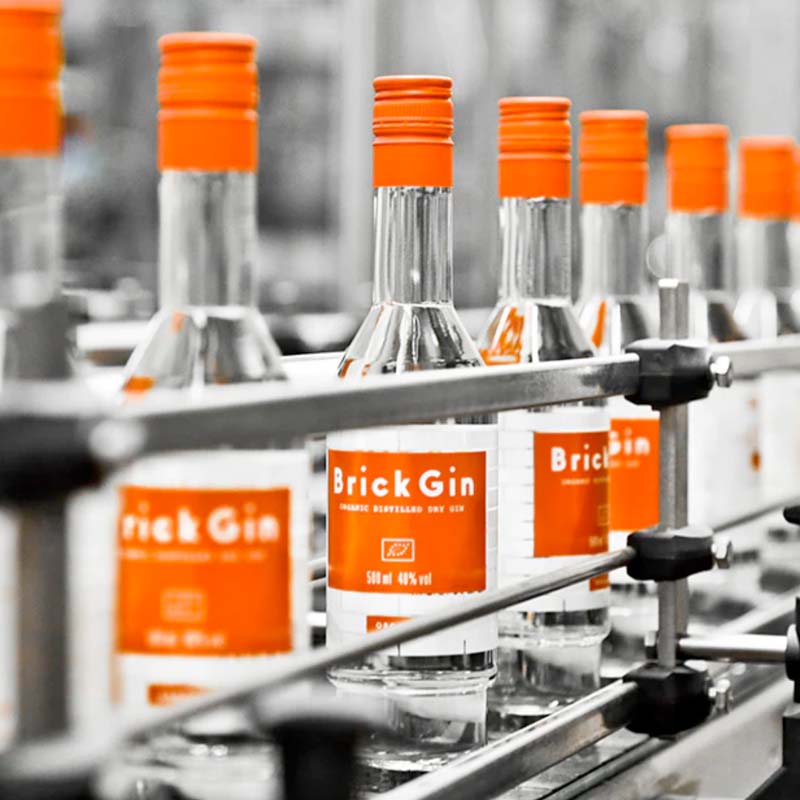 brick gin produktion tysk gin økologisk