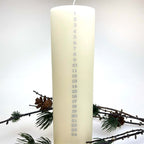 diederich kalenderlys offwhite 7 cm 25 cm 