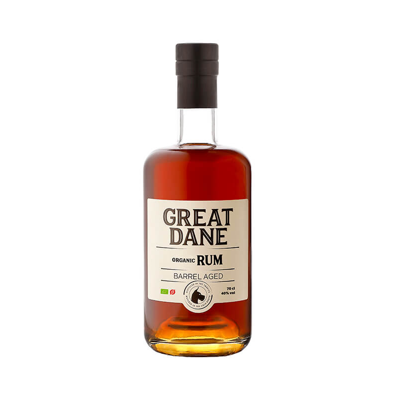Great Dane Organic Barrel Aged Rum økologisk