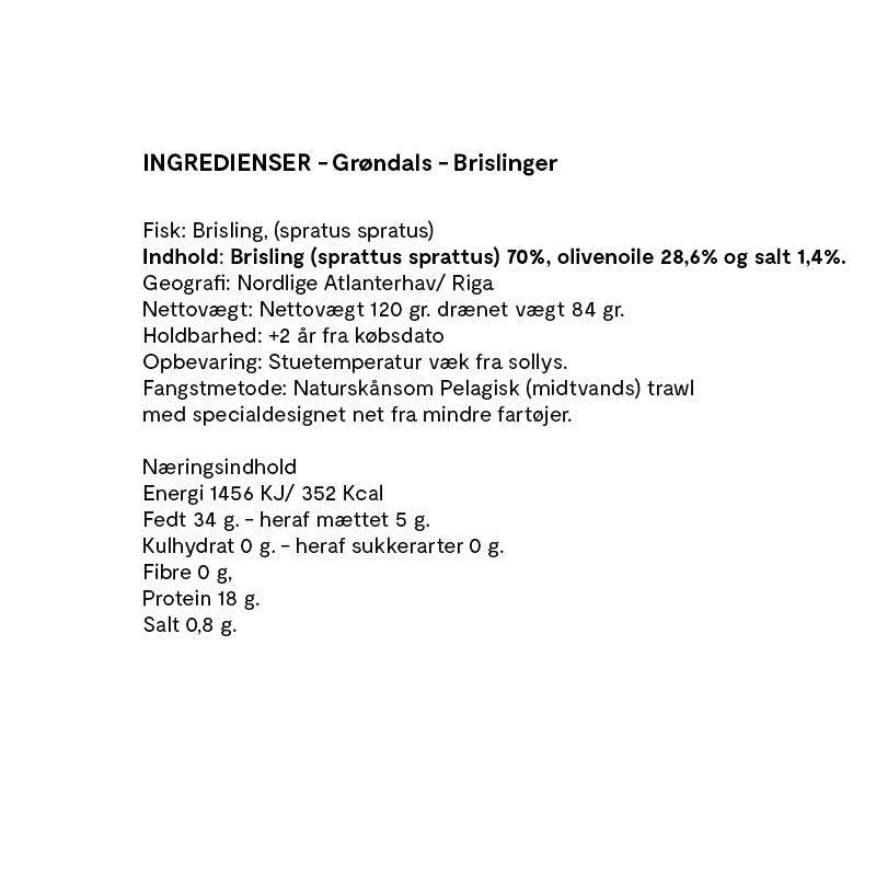 GRØNDALS - Brislinger