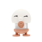 Hoptimist med lyserød sut babyshower gave