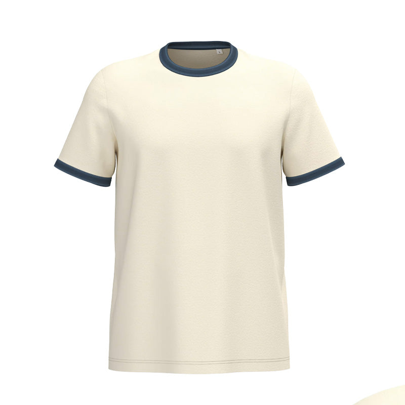 Custom Collection - Herre T-shirt med kantbånd