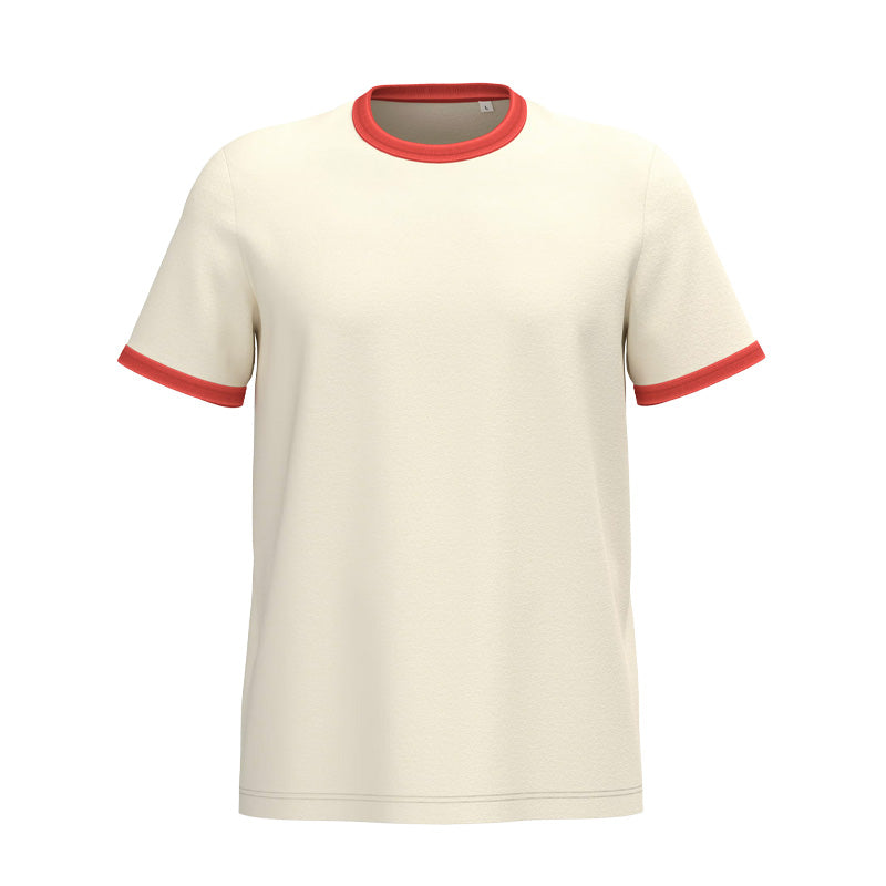 Custom Collection - Herre T-shirt med kantbånd
