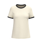 Custom Collection - Dame T-shirt med kantbånd
