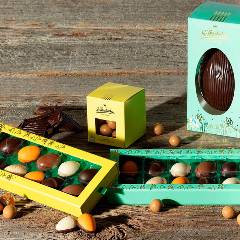 Sv. Michelsen - Æske m. 20 påskeæg