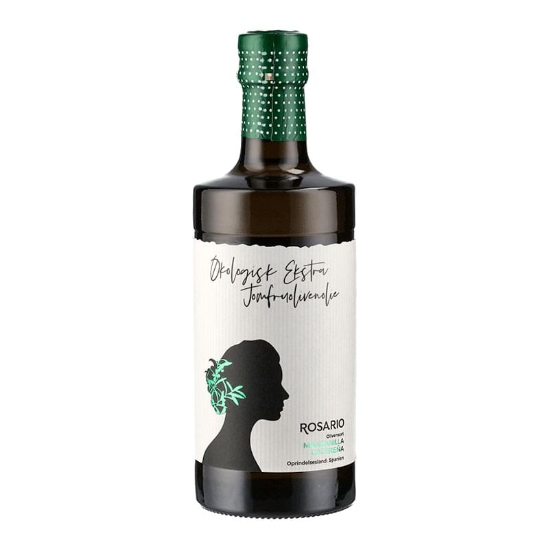 Rosario - Økologisk Ekstra Jomfru Olivenolie, Manzanilla, 500 ml.