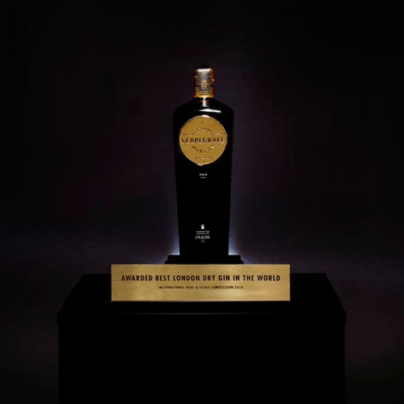 Scapegrace - Premium Dry Gin Gold.