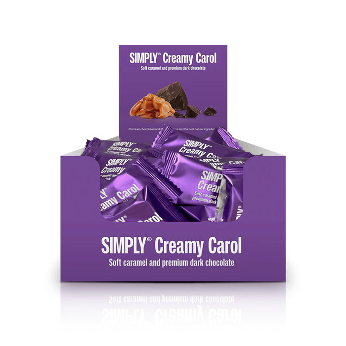 Simply Chocolate - Mini Creamy Carol Flowpack (75 stk)