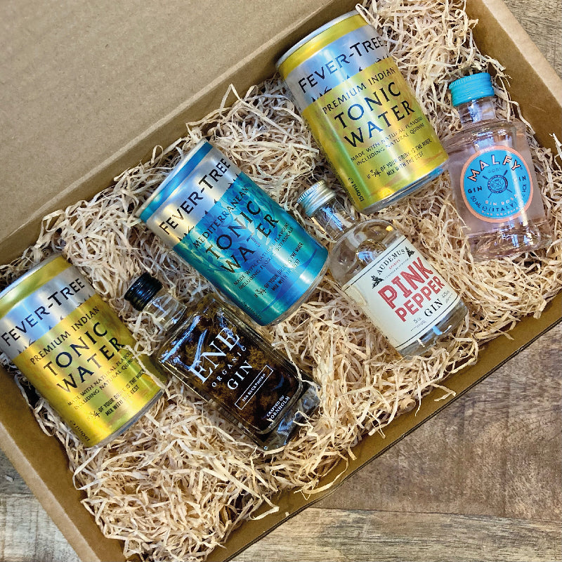 Smagekasse gin tonic fevertree malfy ene gin audemus