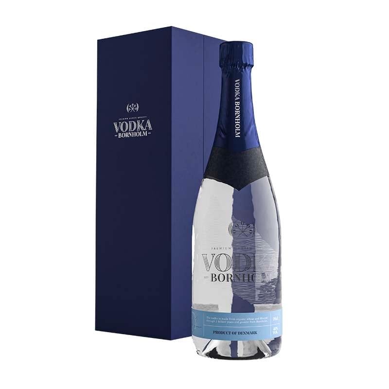 SNAPS BORNHOLM - Vodka i Trægavekasse.