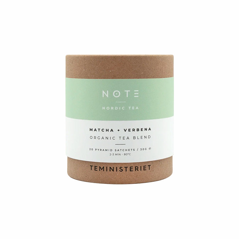 økologisk grøn matcha te blanding note