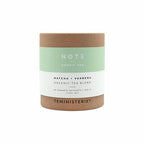 økologisk grøn matcha te blanding note