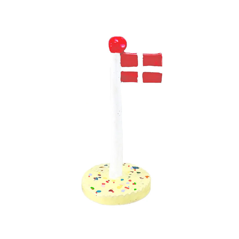 Keramik flag bordflag TheClayPlay pale mirabelle dot
