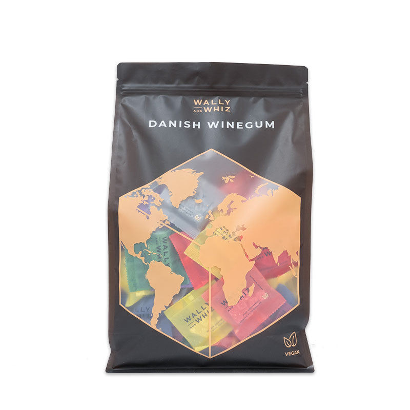 Wally and whiz vingummi flowpack pose individuelt indpakket